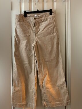 LOFT The Palmer Corduroy Wide Leg Pants - Beige
